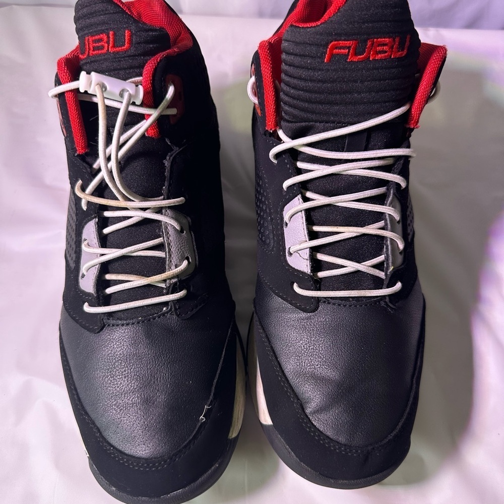 FUBU Men's Athletic Shoes in Black and Red - Picture 4 of 15
